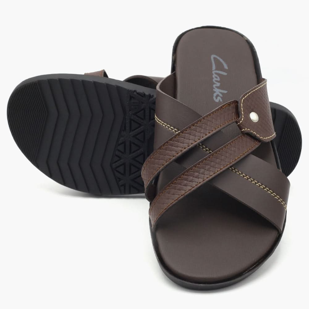 Men's Slipper - Brown, Men's Slippers, Chase Value, Chase Value