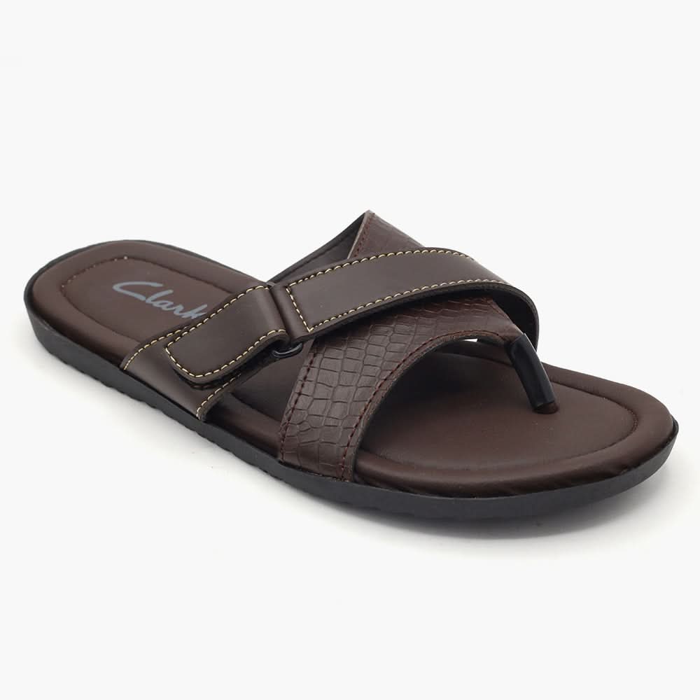 Men's Slipper - Brown, Men's Slippers, Chase Value, Chase Value