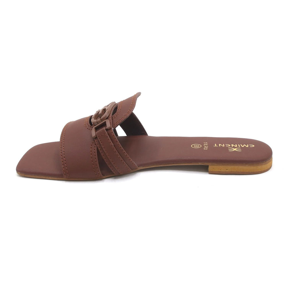 Women's Slipper - Coffee, Women Slippers, Chase Value, Chase Value