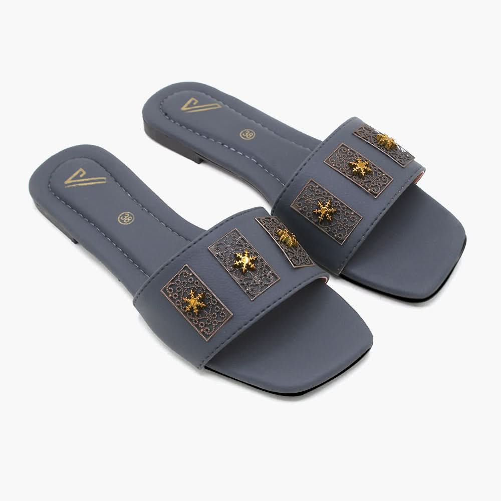 Women's Slipper - Grey, Women Slippers, Chase Value, Chase Value