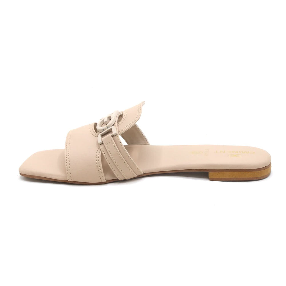 Women's Slippers - Beige, Women Slippers, Chase Value, Chase Value