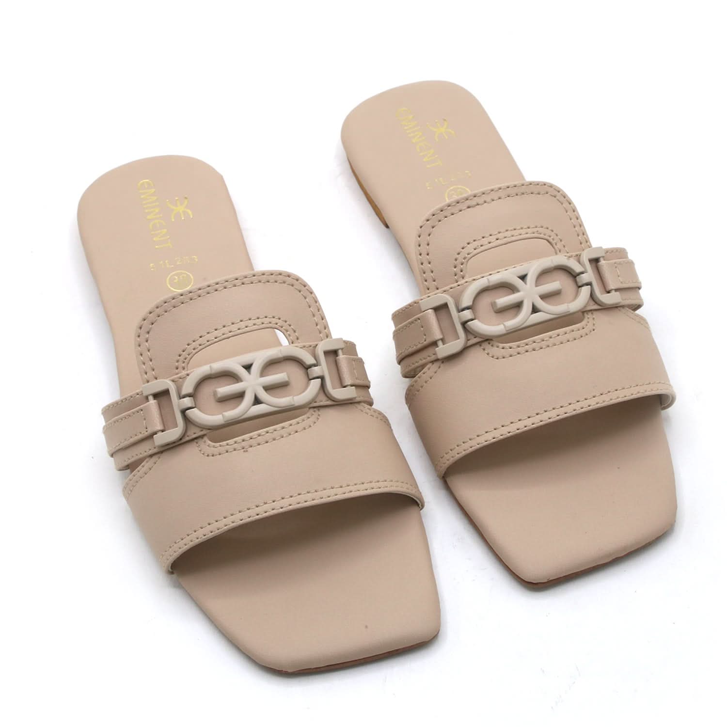 Women's Slippers - Beige, Women Slippers, Chase Value, Chase Value