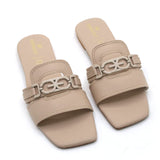 Women's Slippers - Beige, Women Slippers, Chase Value, Chase Value