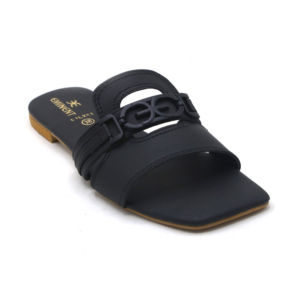 Women's Slipper - Black, Women Slippers, Chase Value, Chase Value