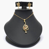 Women's Locket Set - Golden, Women Jewellery Set, Chase Value, Chase Value