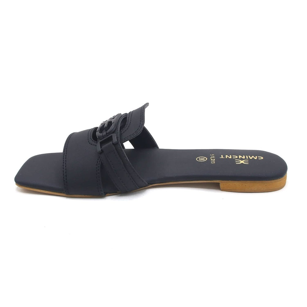 Women's Slipper - Black, Women Slippers, Chase Value, Chase Value
