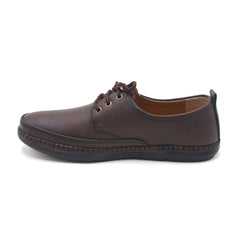 Men's Casual Laces Up Shoes - Brown