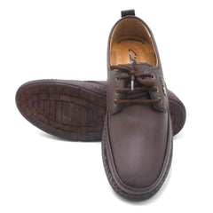 Men's Casual Laces Up Shoes - Brown