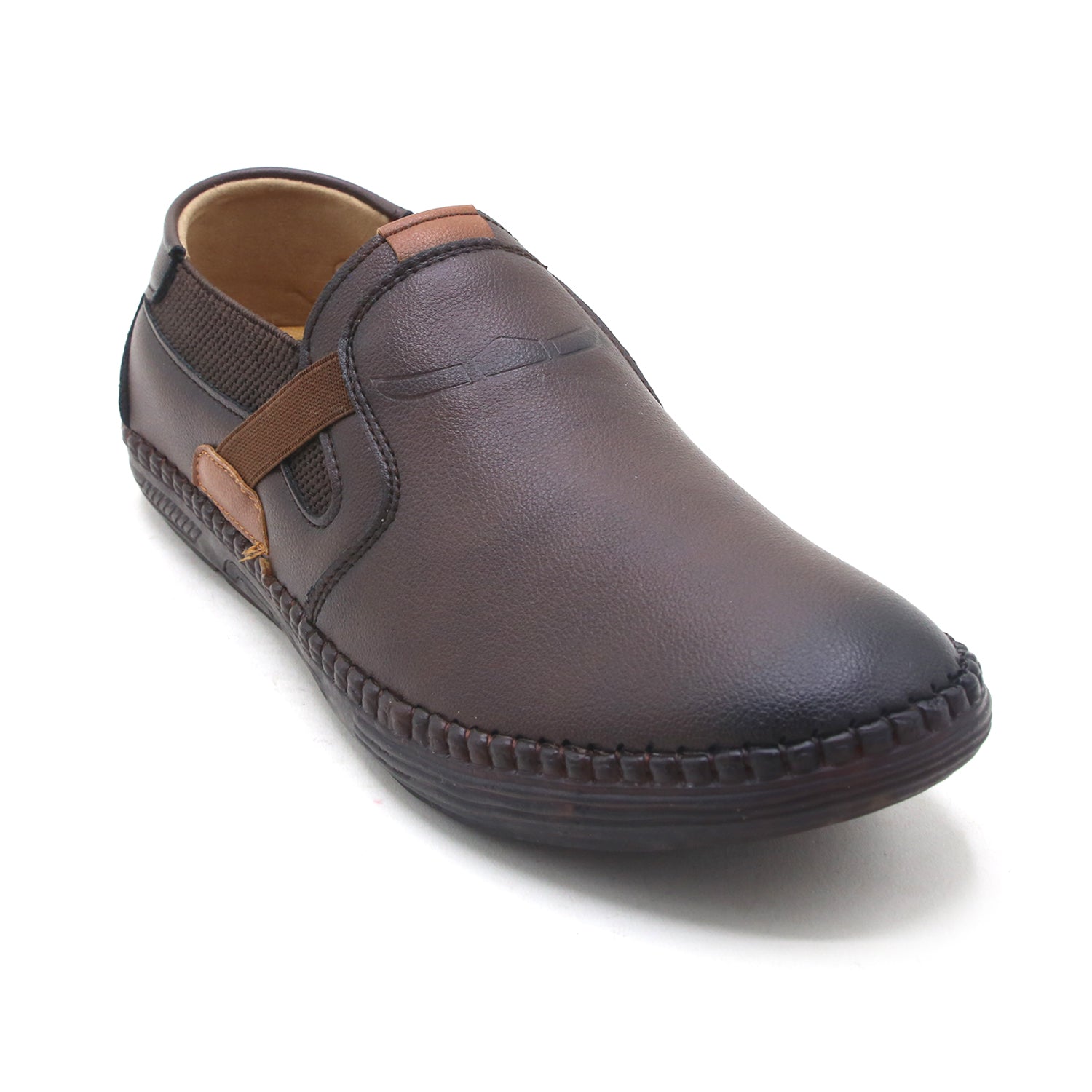 Clarke Slip-on - Medicated In Leather Loafers - Brown, Men's Casual Shoes, Clarks, Chase Value