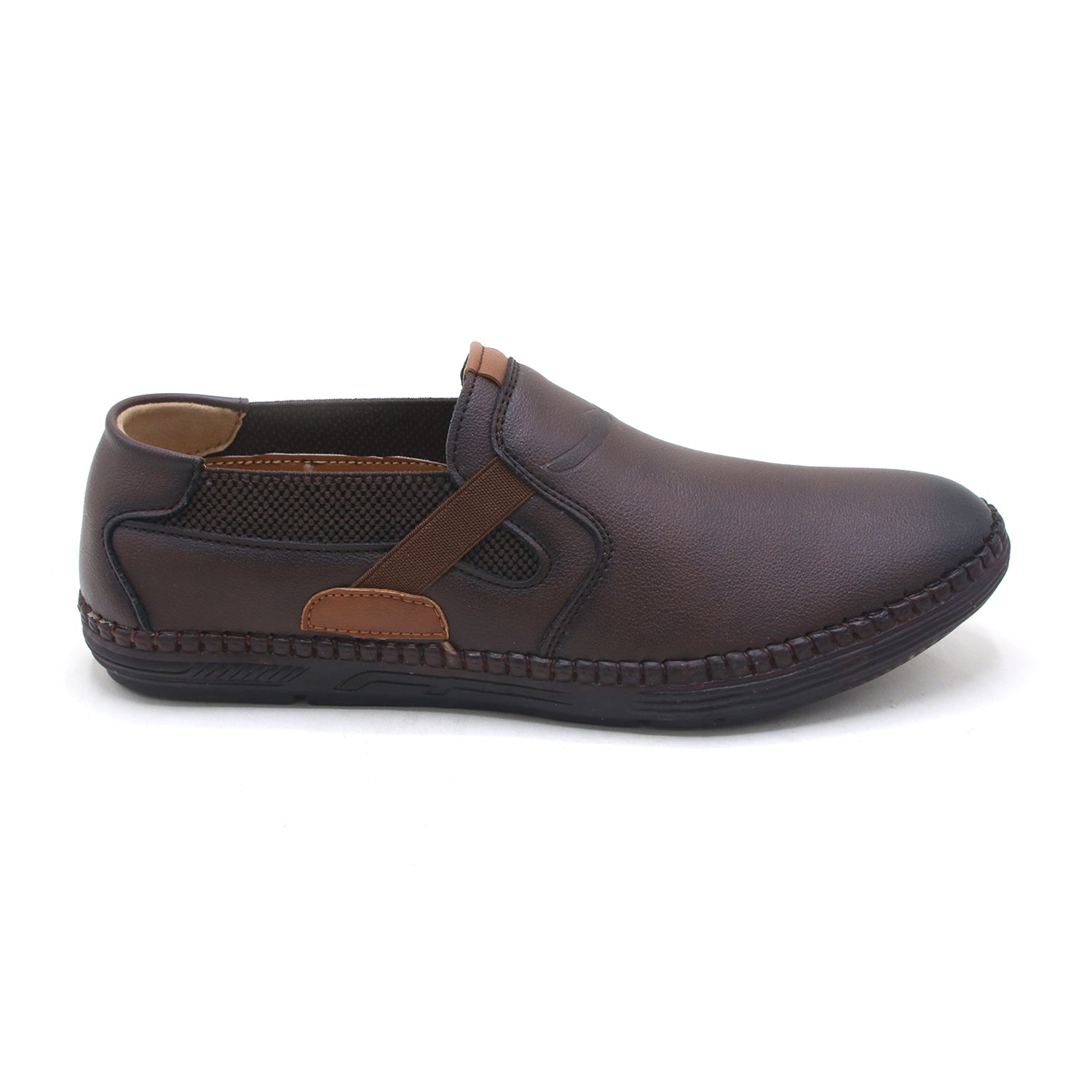 Clarke Slip-on - Medicated In Leather Loafers - Brown, Men's Casual Shoes, Clarks, Chase Value
