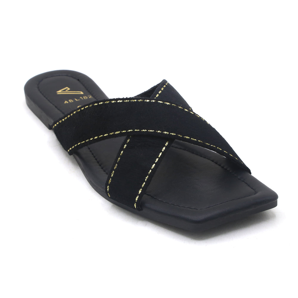 Women's Slippers - Black, Women Slippers, Chase Value, Chase Value