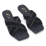 Women's Slippers - Black, Women Slippers, Chase Value, Chase Value