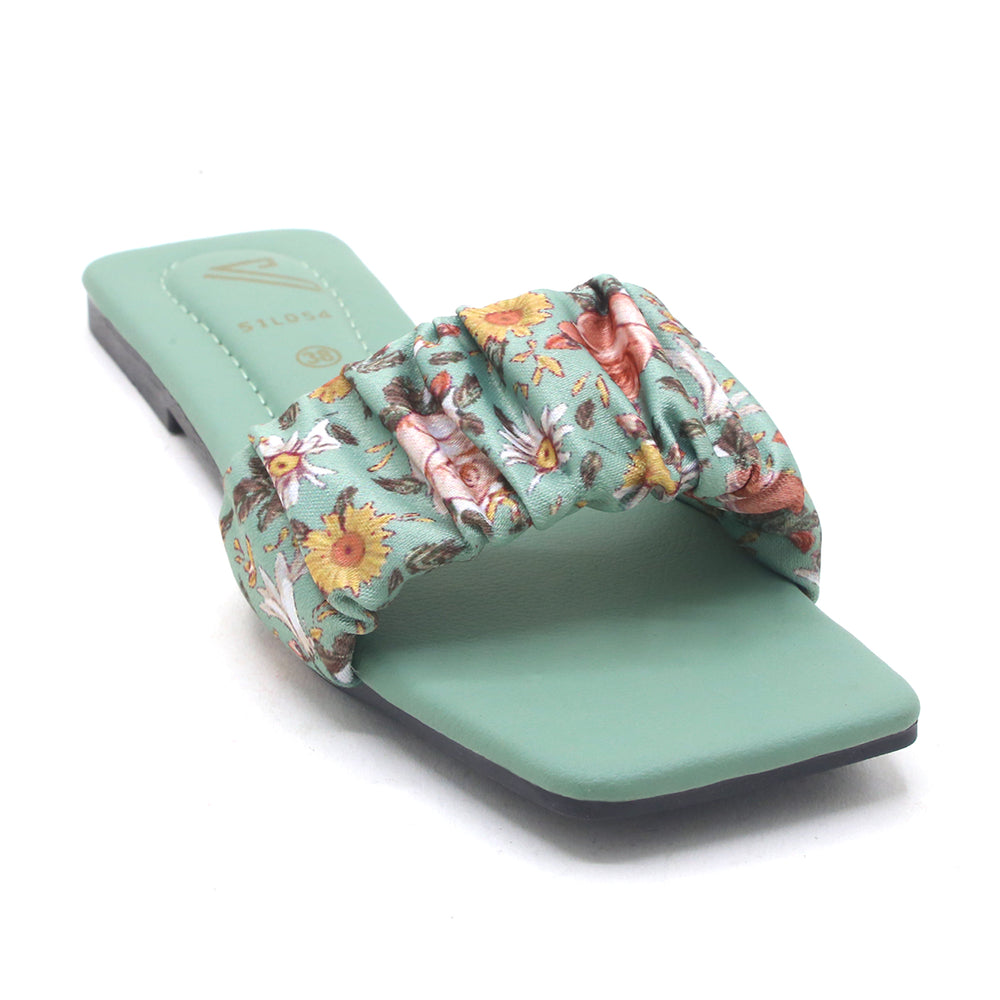 Women's Slippers - Green, Women Slippers, Chase Value, Chase Value