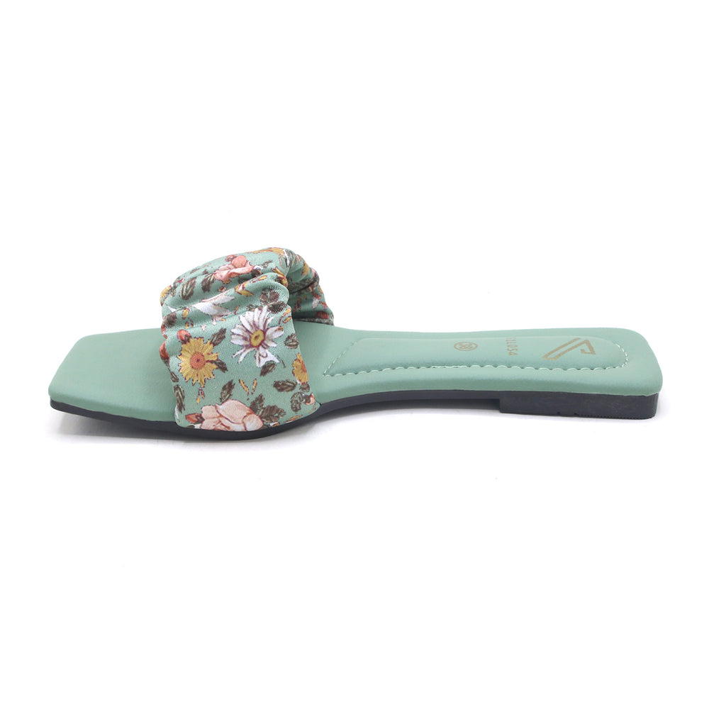Women's Slippers - Green, Women Slippers, Chase Value, Chase Value