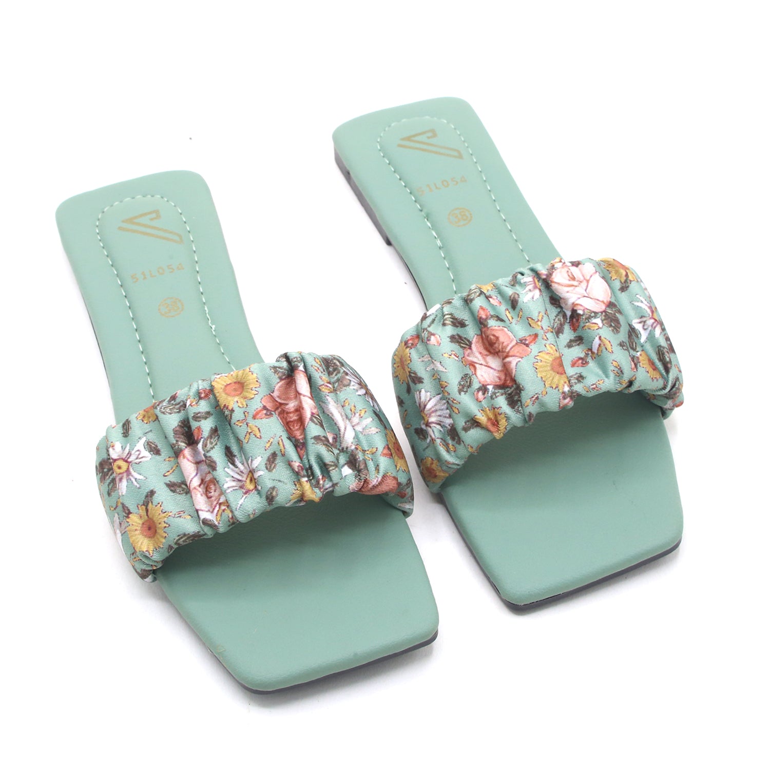 Women's Slippers - Green, Women Slippers, Chase Value, Chase Value