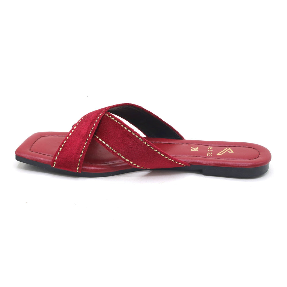 Women's Slippers - Maroon, Women Slippers, Chase Value, Chase Value