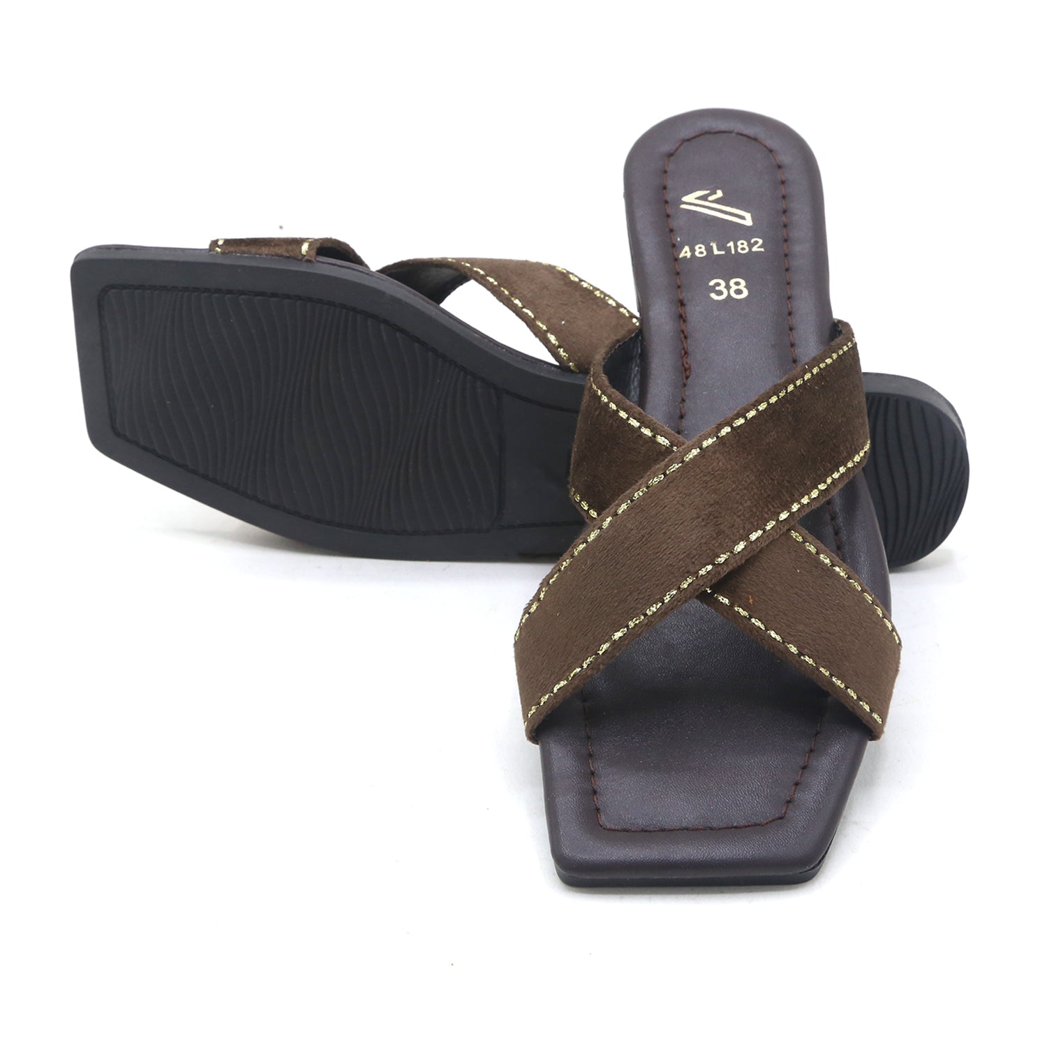 Women's Slippers - Brown, Women Slippers, Chase Value, Chase Value