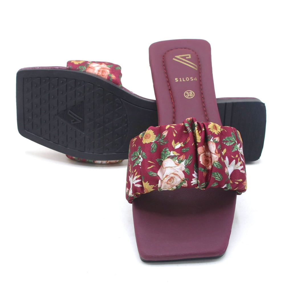 Women's Slippers - Maroon, Women Slippers, Chase Value, Chase Value