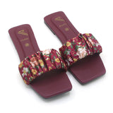 Women's Slippers - Maroon, Women Slippers, Chase Value, Chase Value