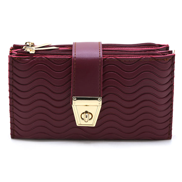 Women's Shoulder Bag - Maroon