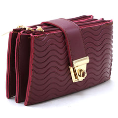 Women's Shoulder Bag - Maroon