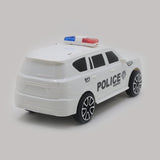 Police Jeep Law &amp; Order Friction Toy For Young - White, Die-Cast Model Car, Chase Value, Chase Value
