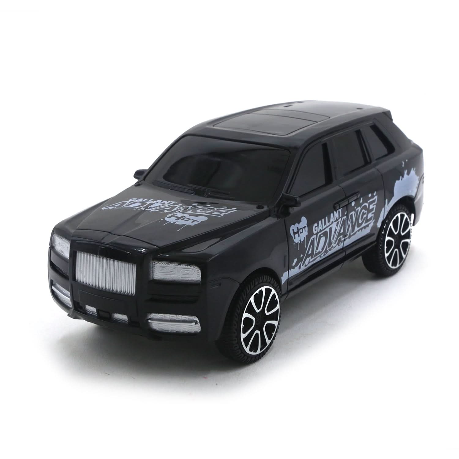 Friction Car For Kids - Black, Die-Cast Model Car, Chase Value, Chase Value