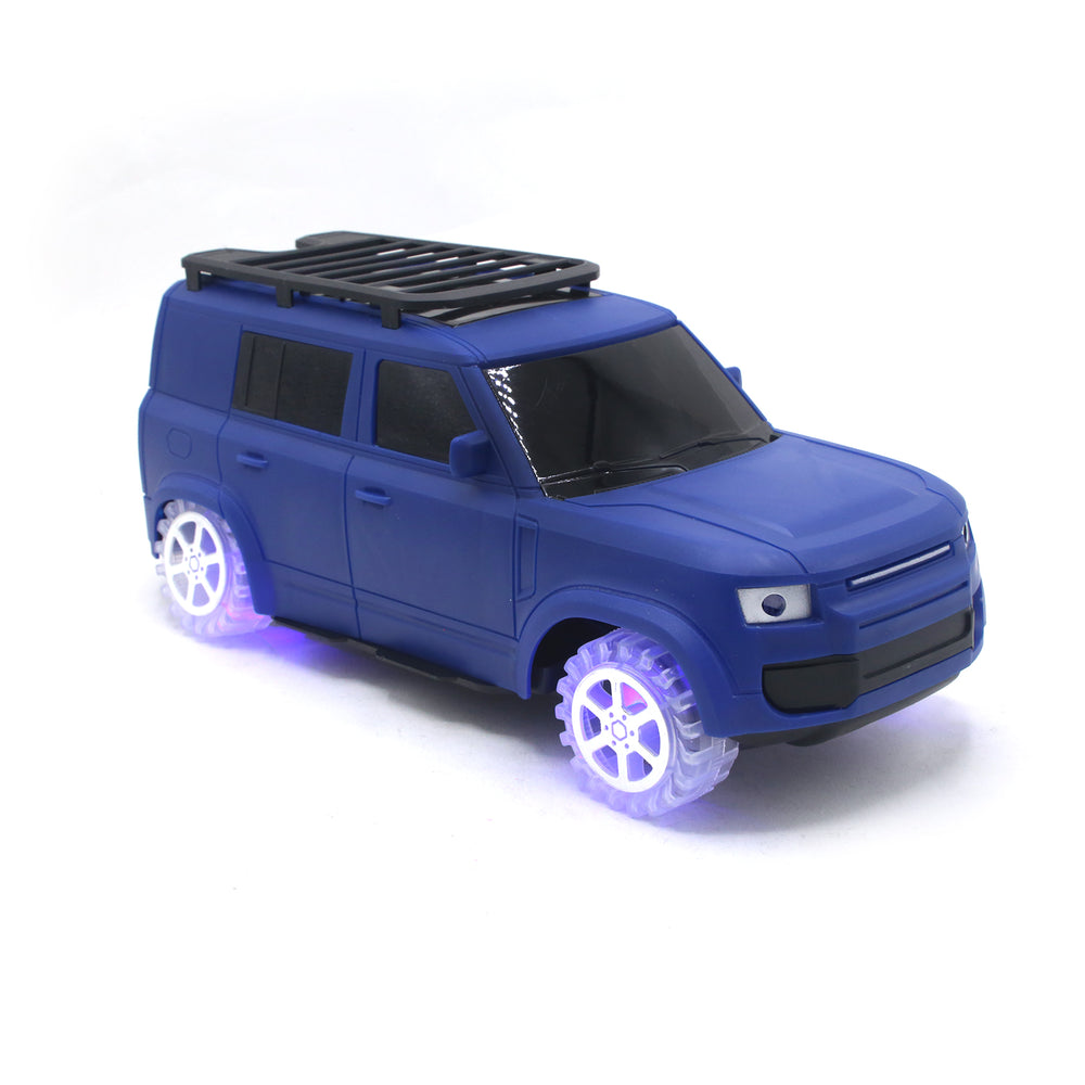Friction Jeep Land Rover With Light Wheels - Grey, Die-Cast Model Car, Chase Value, Chase Value