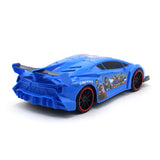 Friction Lamborghini Car For Kids - Royal Blue, Die-Cast Model Car, Chase Value, Chase Value
