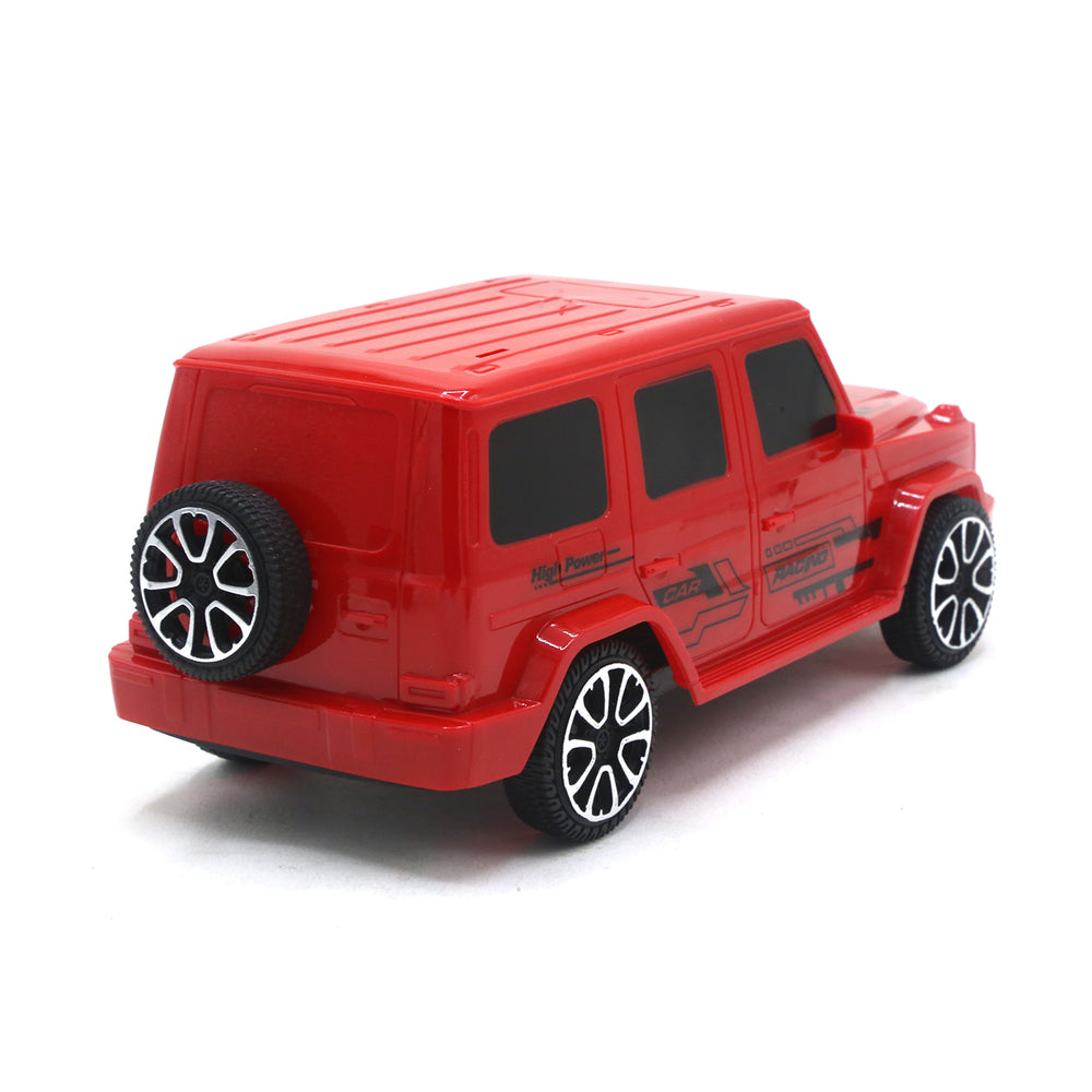 Friction Jeep Mercedes Bens - Red, Die-Cast Model Car, Chase Value, Chase Value