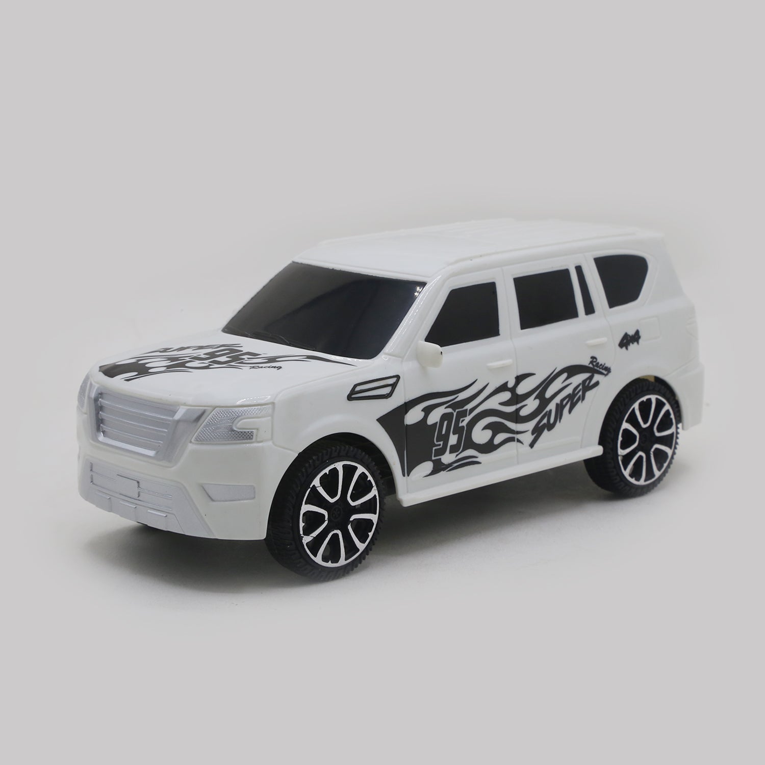 Friction Jeep Nissan - White, Die-Cast Model Car, Chase Value, Chase Value
