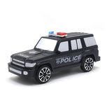 Friction Police Jeep Toyota For Kids - Black, Die-Cast Model Car, Chase Value, Chase Value
