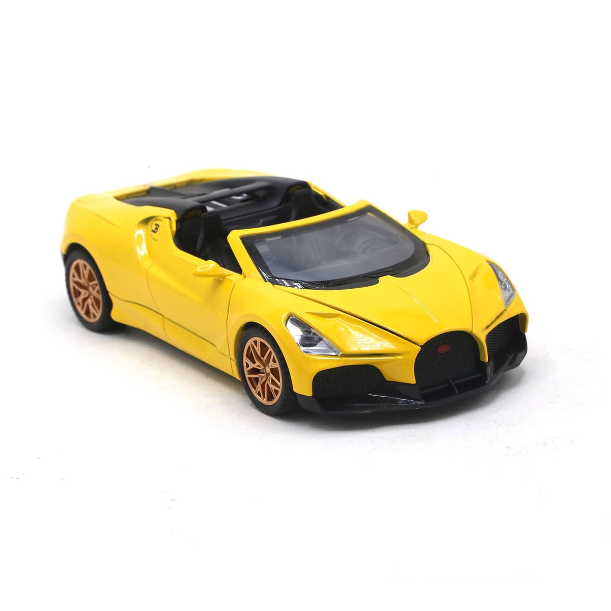 Die-Cast Bugatti - Yellow, Die-Cast Model Car, Chase Value, Chase Value