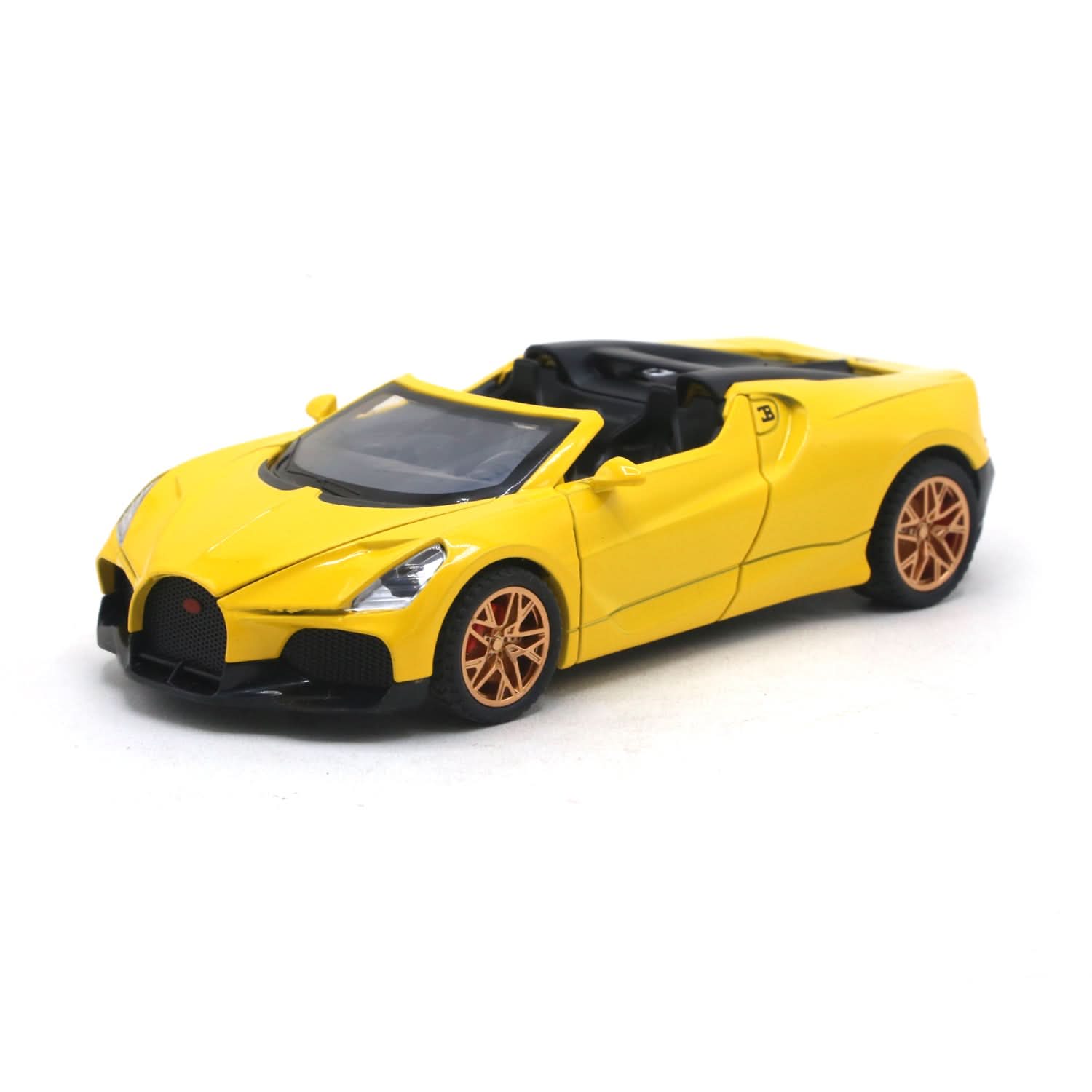 Die-Cast Bugatti - Yellow, Die-Cast Model Car, Chase Value, Chase Value