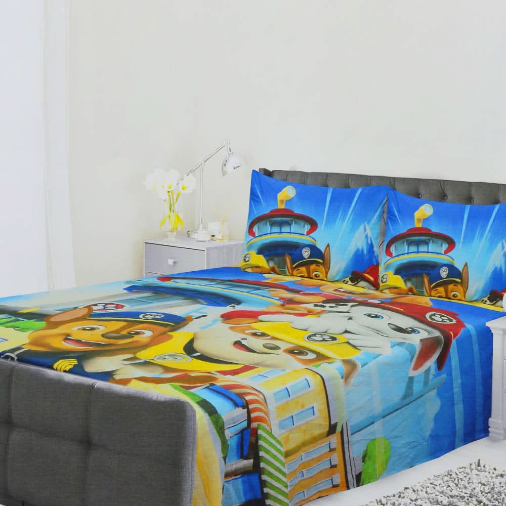 Kids Single Bed Sheet - E, Single Size Bed, Chase Value, Chase Value