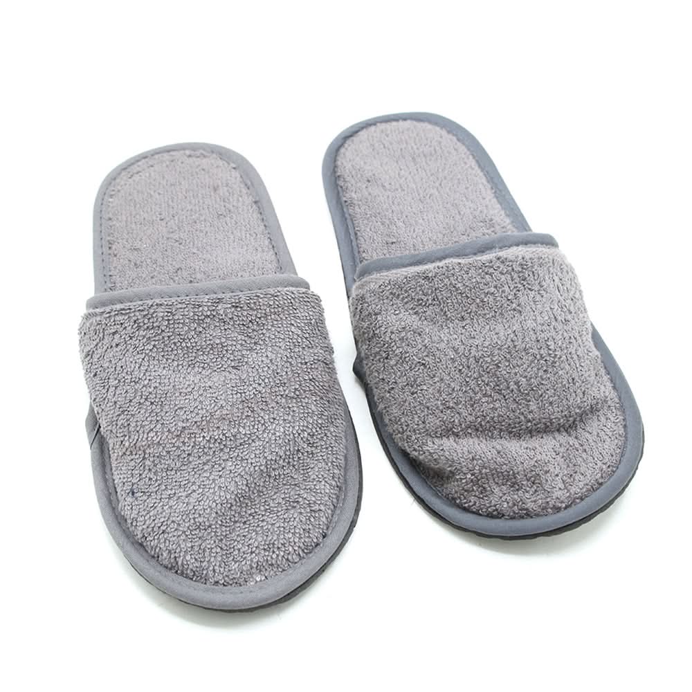 Velour Bed Room Slippers  - Grey, Women Slippers, Chase Value, Chase Value