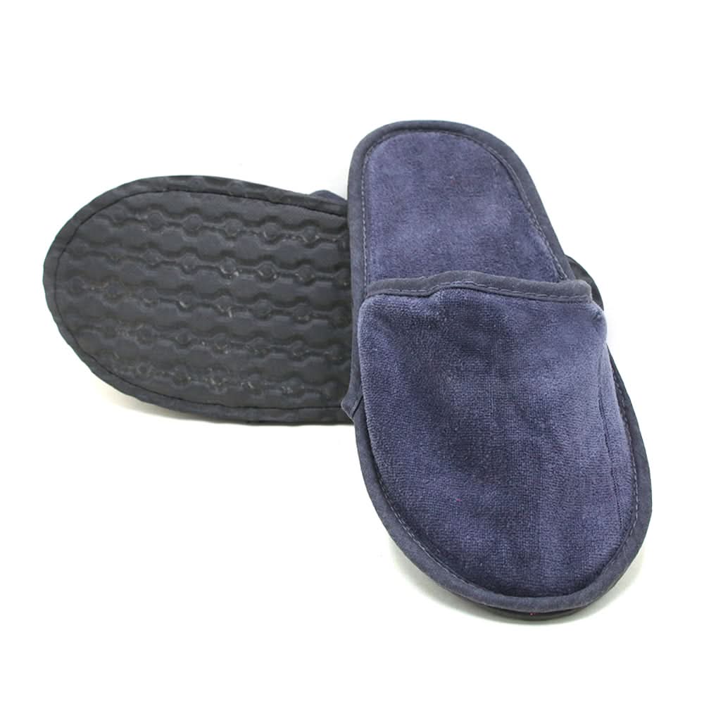 Velour Bed Room Slippers  - Dark Grey, Women Slippers, Chase Value, Chase Value