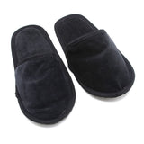 Velour Bed Room Slippers  - Black, Women Slippers, Chase Value, Chase Value