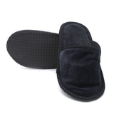 Velour Bed Room Slippers  - Black, Women Slippers, Chase Value, Chase Value