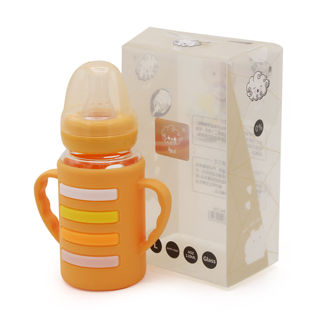 Feeder Bottle 120ml - Orange, Feeding Supplies, Chase Value, Chase Value