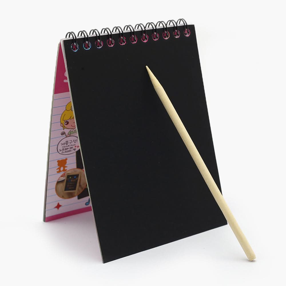 Scratch Book Small - Pink, Coloring Books, Chase Value, Chase Value