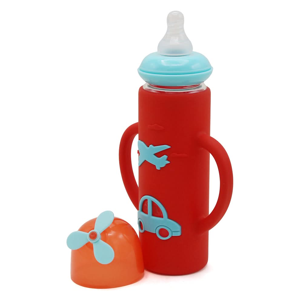 Feeder Bottle 240ml - Red, Feeding Supplies, Chase Value, Chase Value