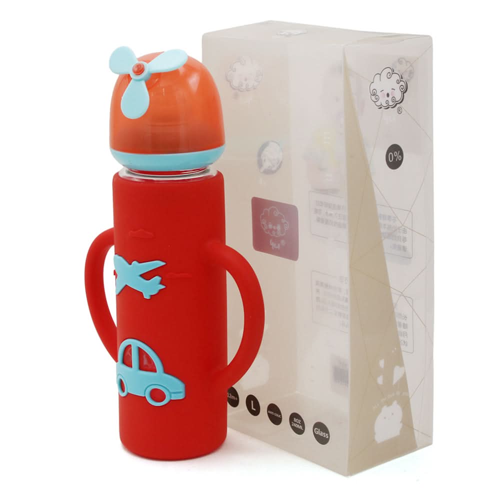 Feeder Bottle 240ml - Red, Feeding Supplies, Chase Value, Chase Value