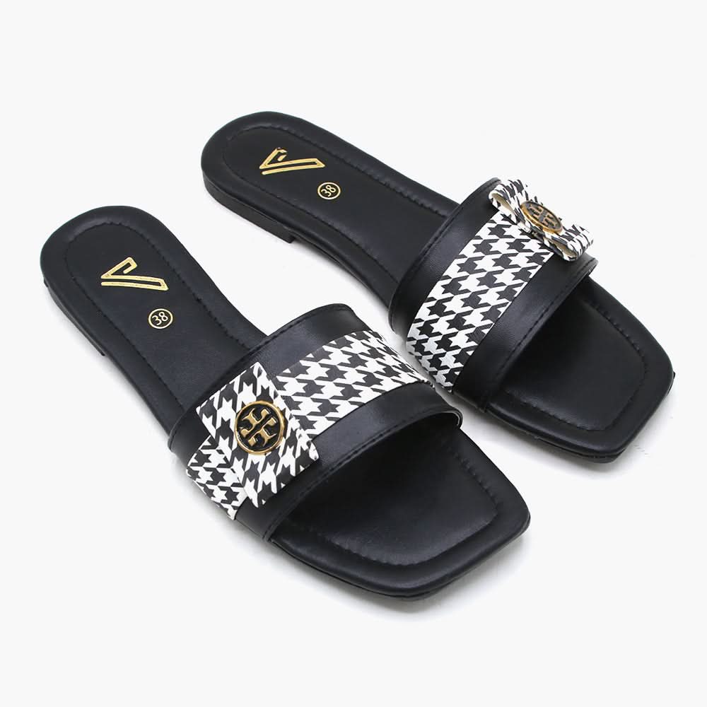 Women's Slipper - Black, Women Slippers, Chase Value, Chase Value