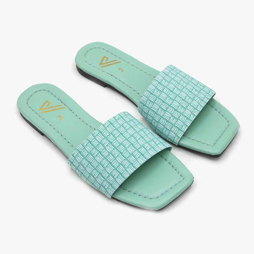 Girls Slipper - Green, Girls Slippers, Chase Value, Chase Value