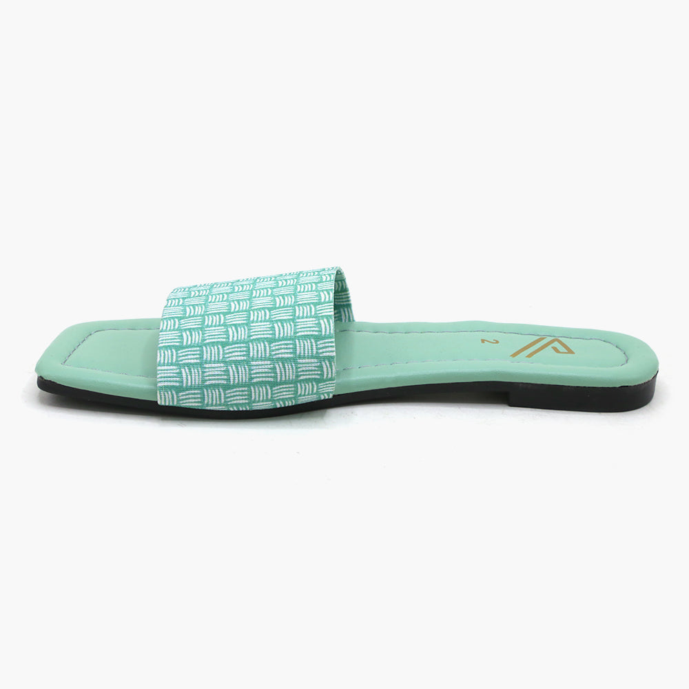 Girls Slipper - Green, Girls Slippers, Chase Value, Chase Value