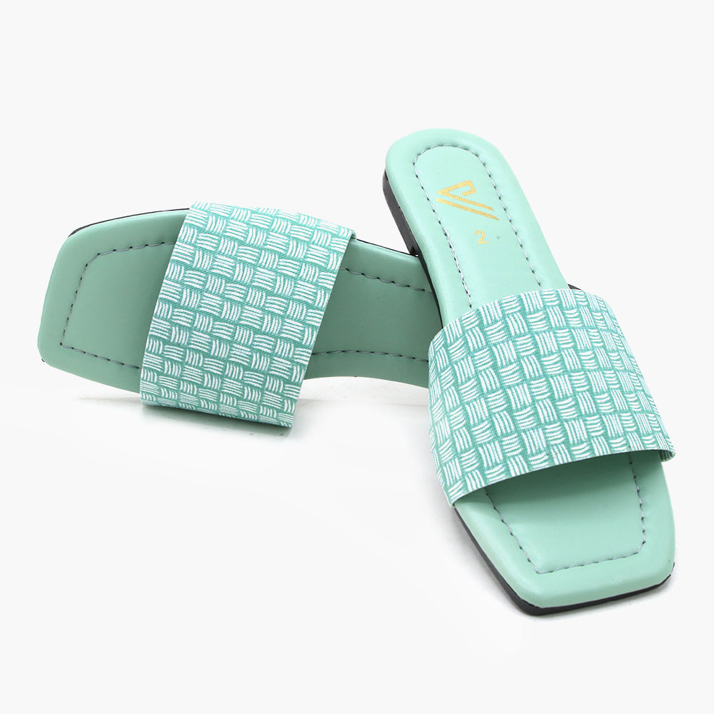 Girls Slipper - Green, Girls Slippers, Chase Value, Chase Value