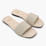 Women's Slipper - Beige, Women Slippers, Chase Value, Chase Value