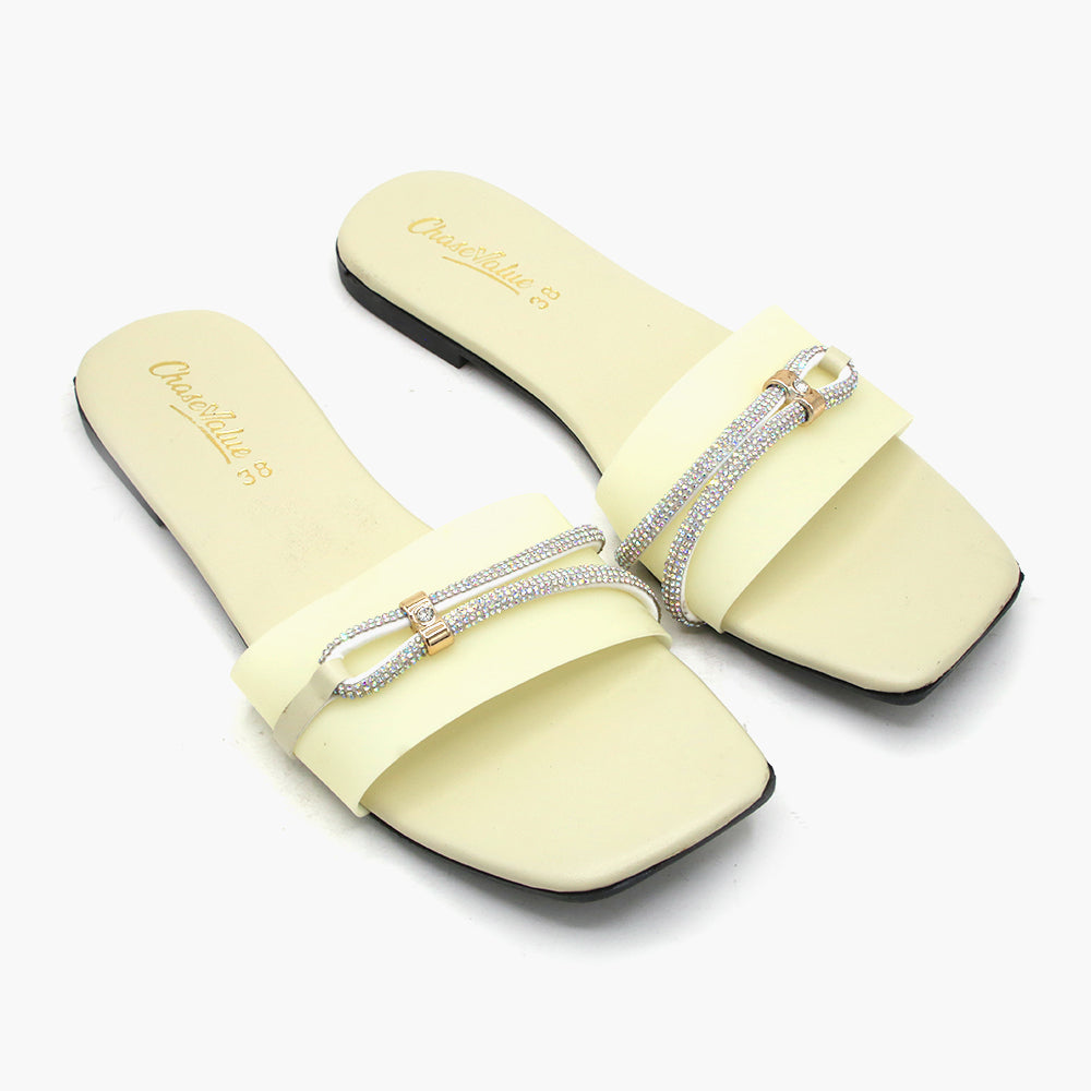 Women's Slipper - Lemon, Women Slippers, Chase Value, Chase Value
