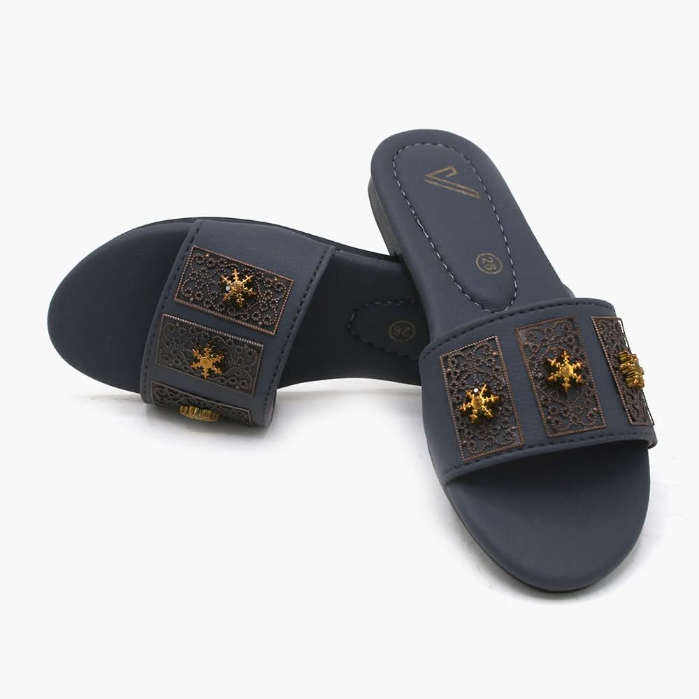 Girls Slipper - Grey, Girls Slippers, Chase Value, Chase Value